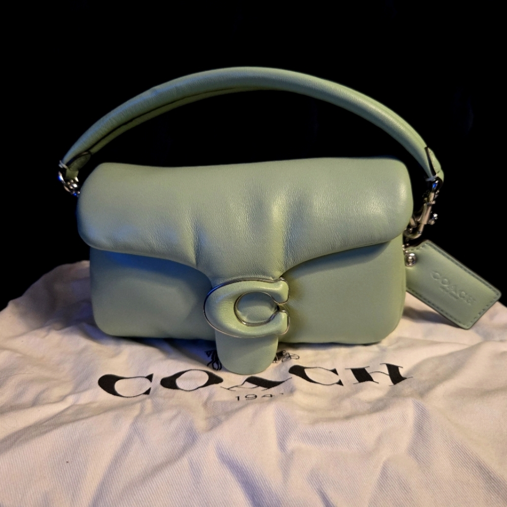 Coach Tabby Mint 💚  Green Mini Mew Without Tags
